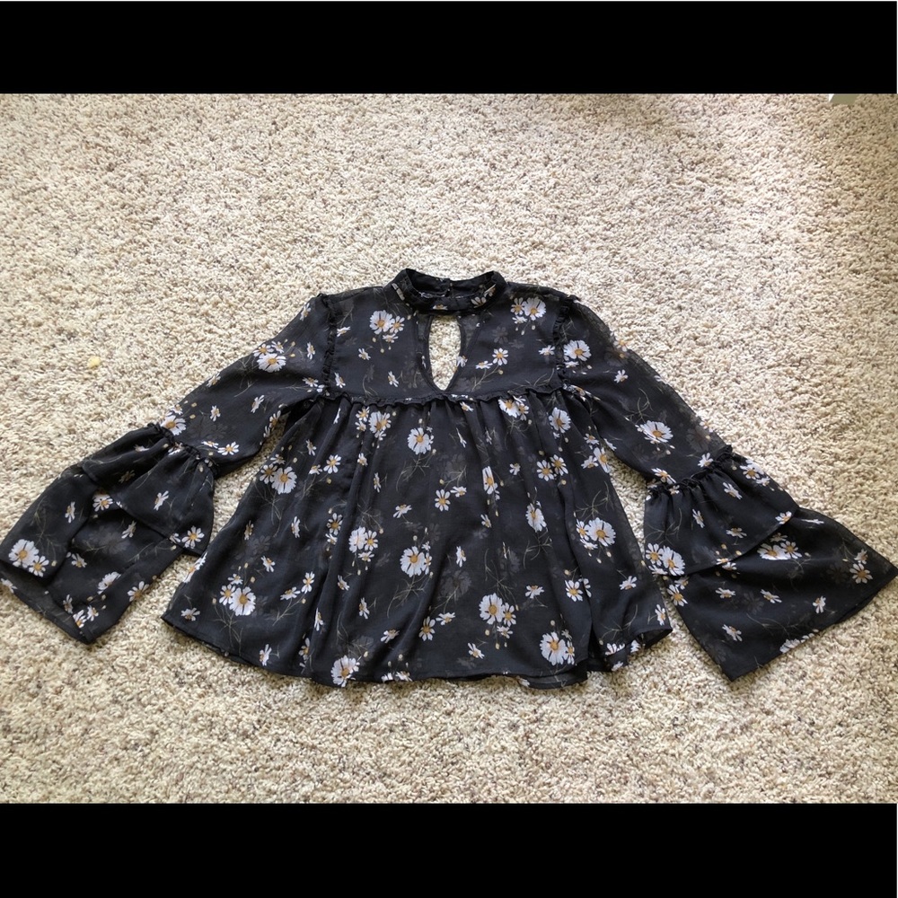 Sheer American eagle top